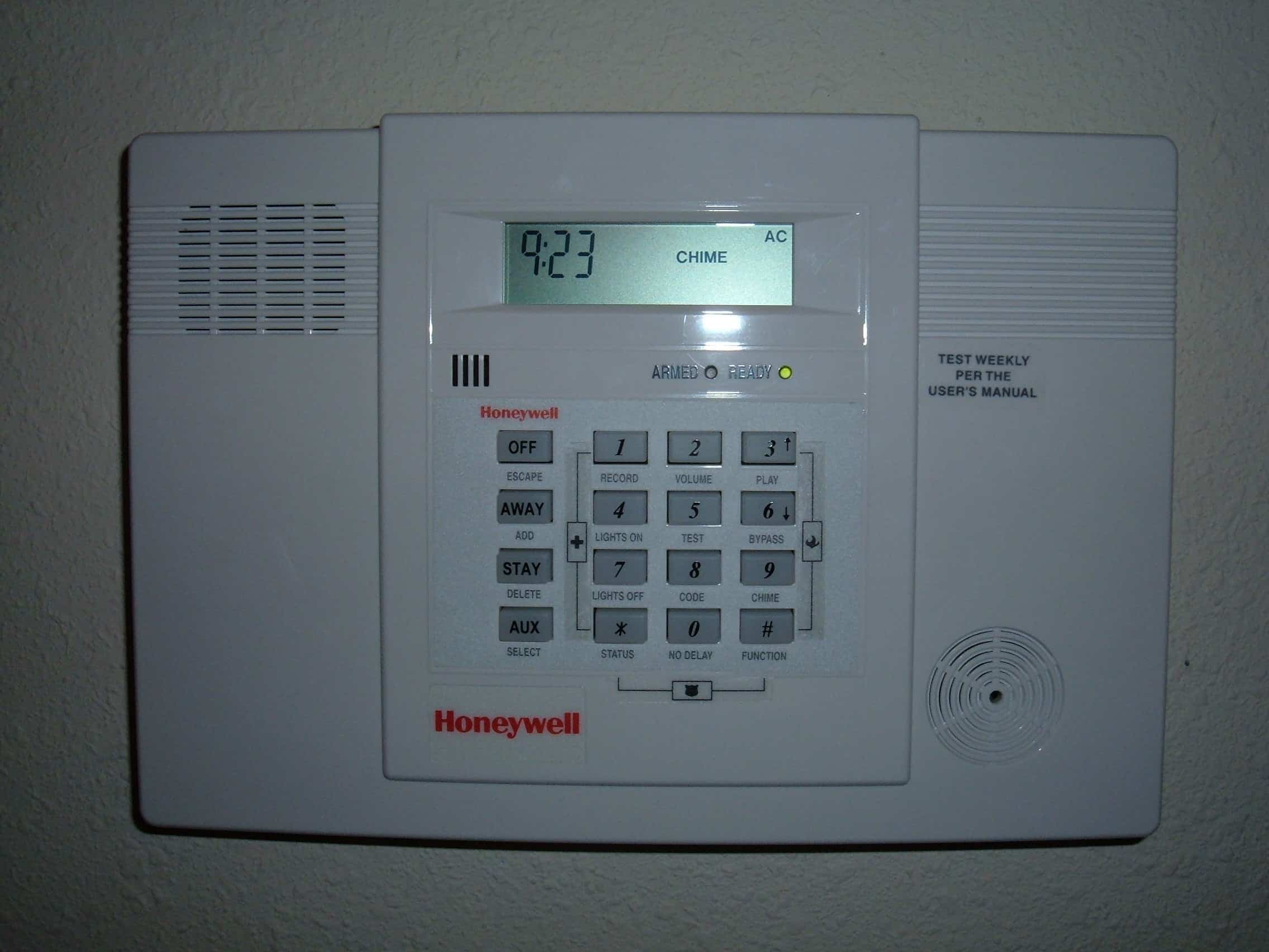 Honeywell alarma inalambrica