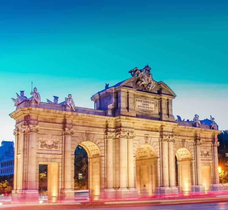 Puerta de Alcalá en Madrid