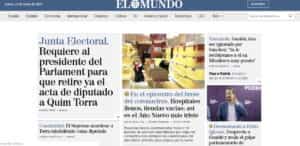 teléfono de El Mundo