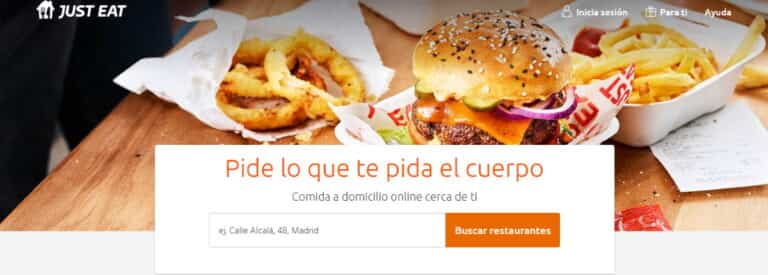 los telefonos de just eat