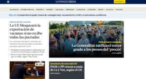La Vanguardia y sus teléfonos de atención al público 1 los telefonos de la vanguardia