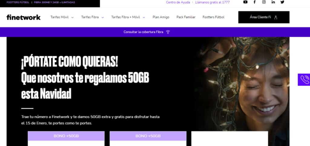 telefonos de finetwork