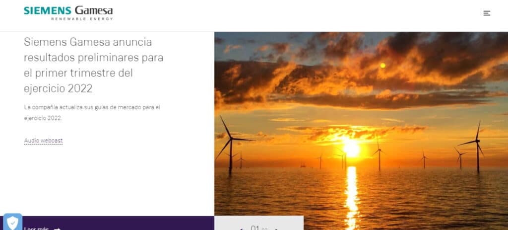 Teléfonos de Siemens Gamesa la empresa líder de energías renovables en ...