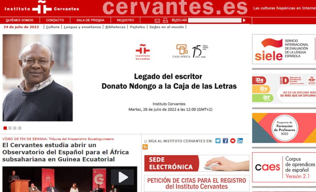 telefonos instituto cervantes