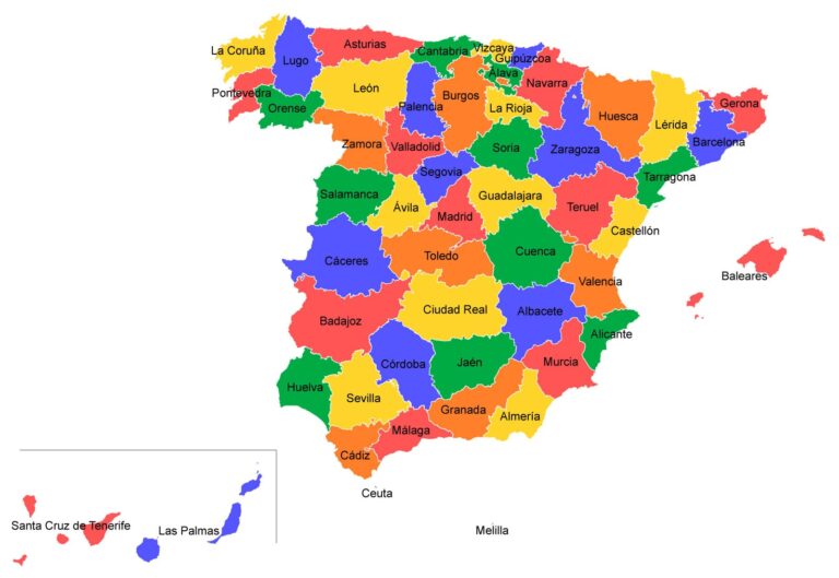 Listado de prefijos telefónicos de España