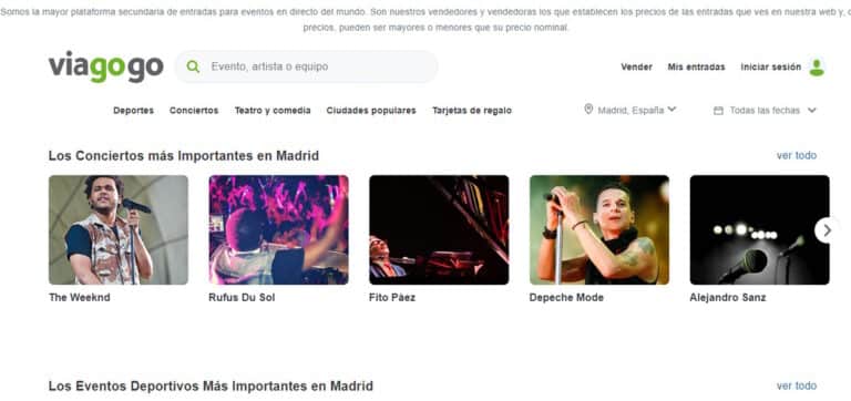 telefonos viagogo espana