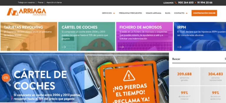 telefonos arriaga asociados abogados
