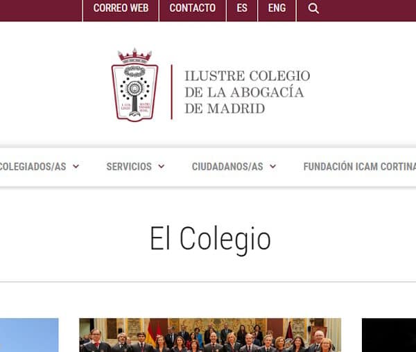 telefono ilustre colegio de abogacia icam madrid