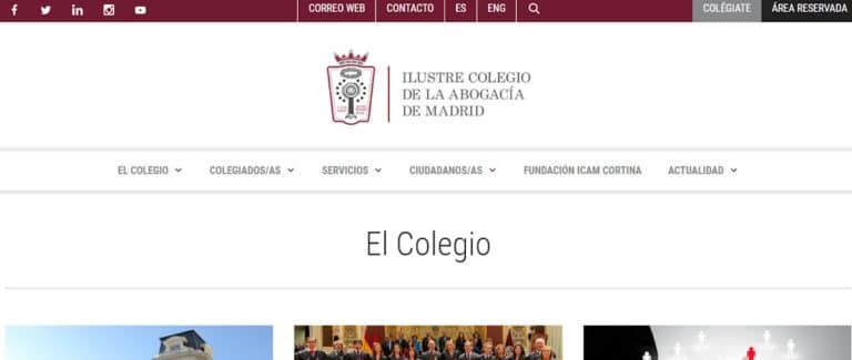 telefono ilustre colegio de abogacia icam madrid