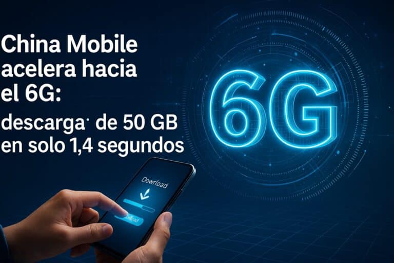 China inaugura el futuro móvil con su primera red 6G: descargar 50 GB en 1,4 segundos ya es posible