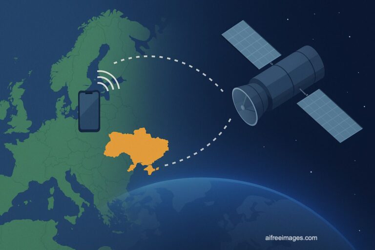 Nueva portada 3 Ucrania abre la era de la telefonía satelital directa al móvil en Europa con Starlink