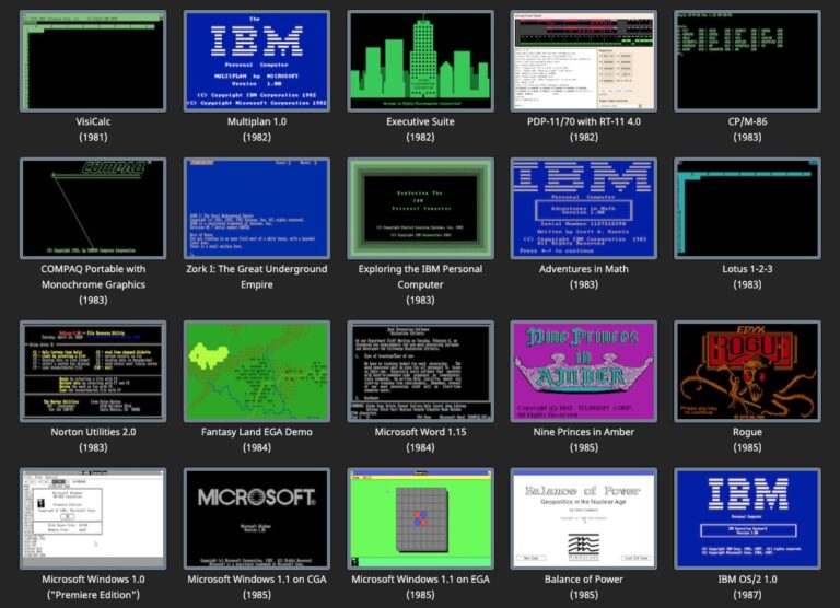 PCjs Machines: la web que te permite revivir sistemas y programas antiguos desde tu navegador