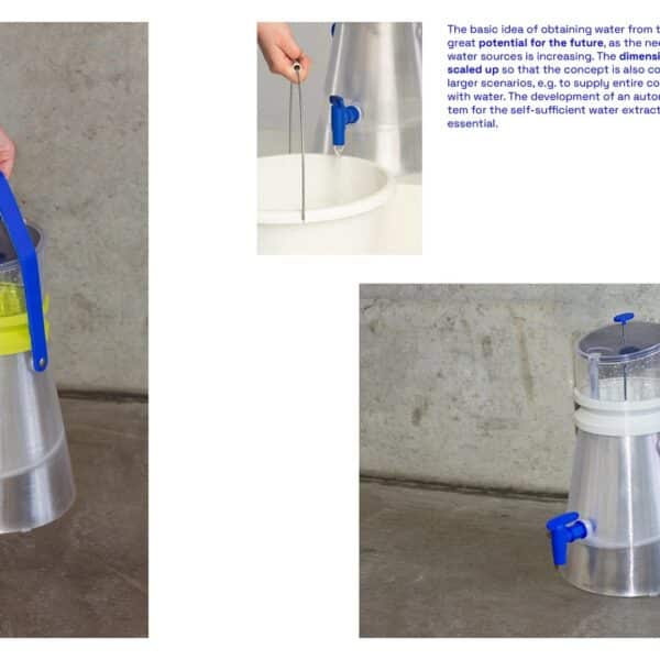 Un dispositivo portátil impreso en 3D promete agua potable del aire para millones de personas
