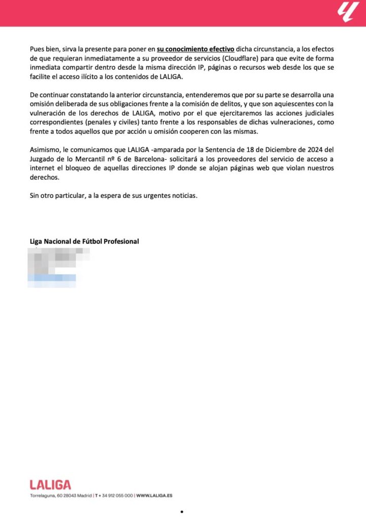 carta laliga a sitioweb revistacloud 2