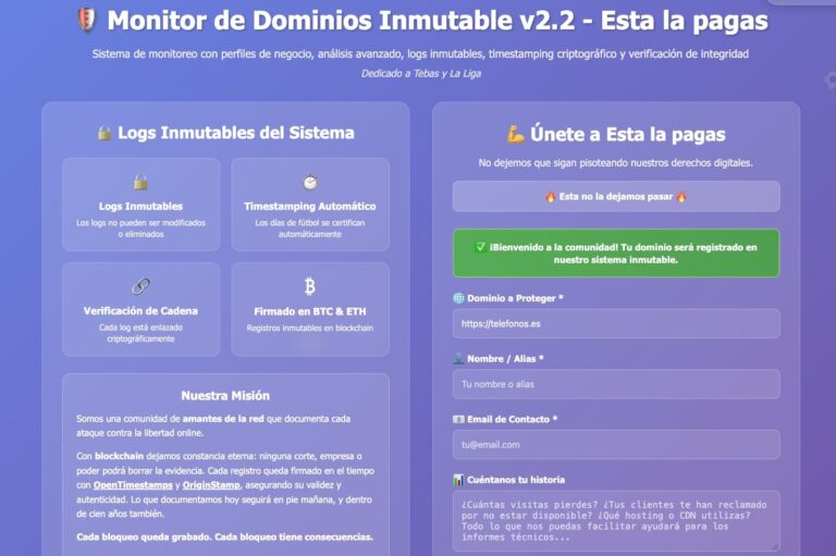 Nueva portada 3 Así puedes certificar legalmente que tu web está siendo bloqueada por el fútbol