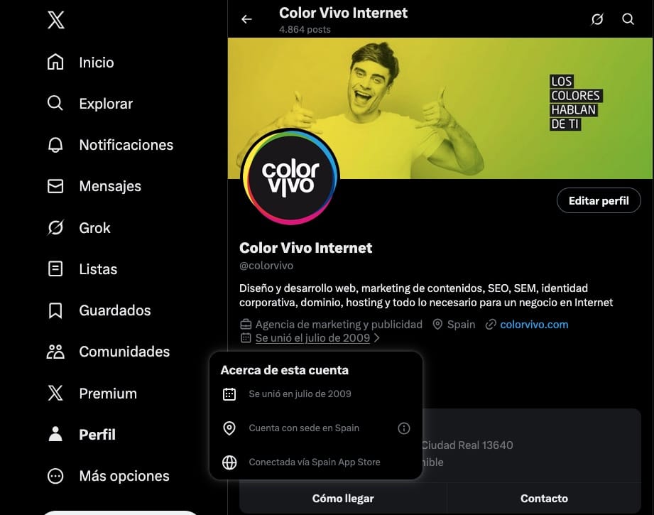 X estrena ficha de transparencia en los perfiles y pone el foco en tu ubicación real 3 x localizacion cuenta