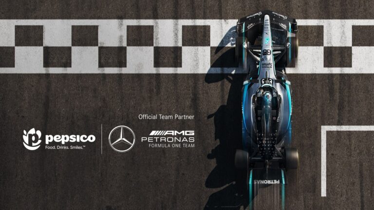 Nueva portada 3 PepsiCo se sube al monoplaza de Mercedes-AMG PETRONAS: Gatorade, Sting y Doritos aterrizan en la Fórmula 1 en 2026