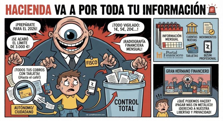 Hacienda tendrá una radiografía mensual de Bizum y pagos con tarjeta desde 2026