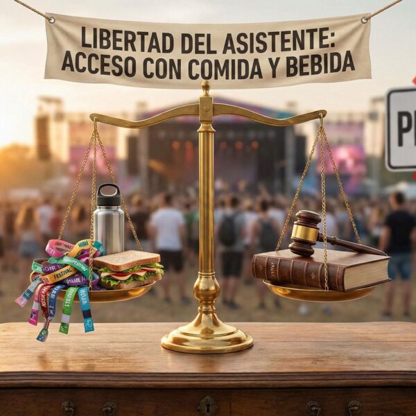 Un juez tumba dos normas típicas de los festivales: no dejar entrar con comida y cobrar por devolverte tu dinero