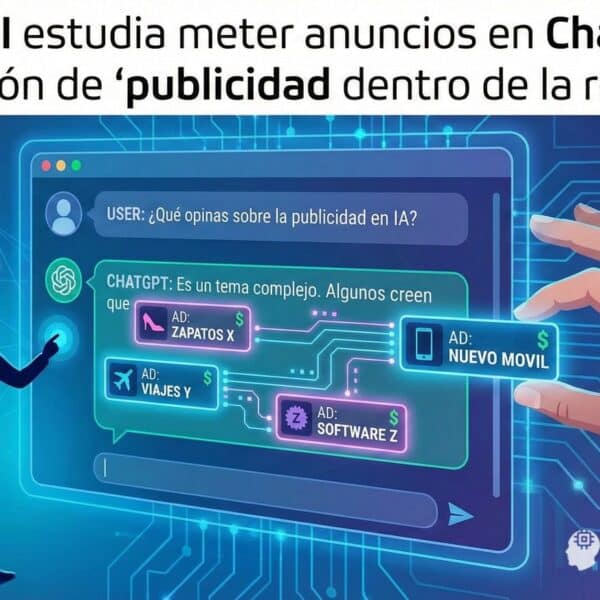 ChatGPT y la tentación de la publicidad: por qué las IA acaban mirando al modelo de Google