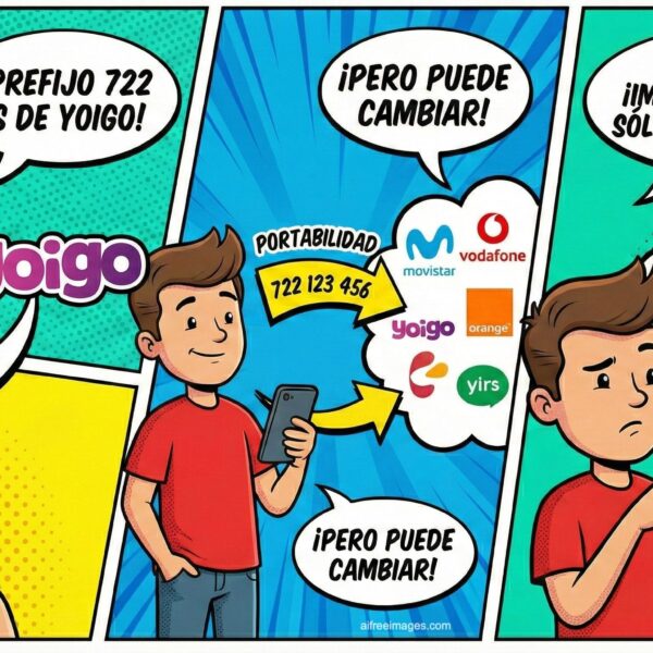 Prefijo 722: por qué este número de móvil de Yoigo acumula tantas denuncias de spam