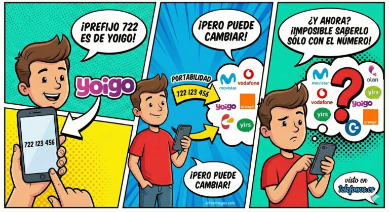 Prefijo 722: por qué este número de móvil de Yoigo acumula tantas denuncias de spam