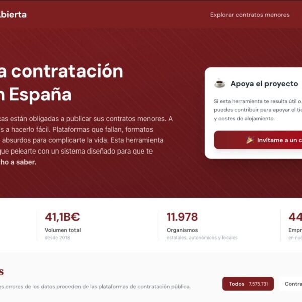 Contratación Abierta: una herramienta ciudadana para que la transparencia sea algo practicable (y no un laberinto)