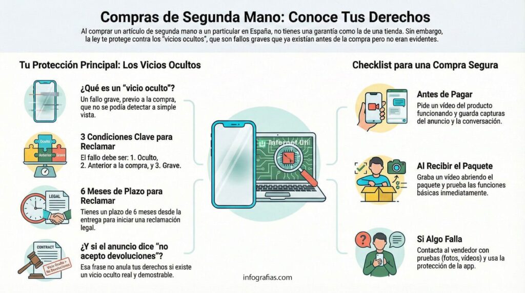 derechos compras segunda mano