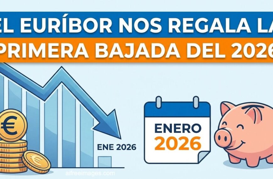 El Euríbor estrena 2026 con su primera bajada: alivio tímido, pero con matices para las hipotecas