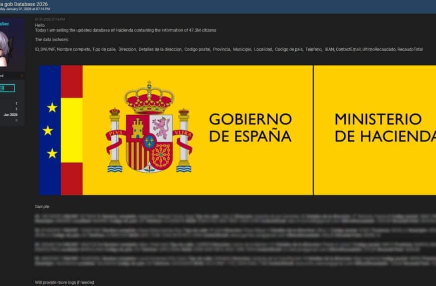 Nueva portada banner 8 Hacienda investiga una presunta filtración masiva de datos tras un aviso en foros