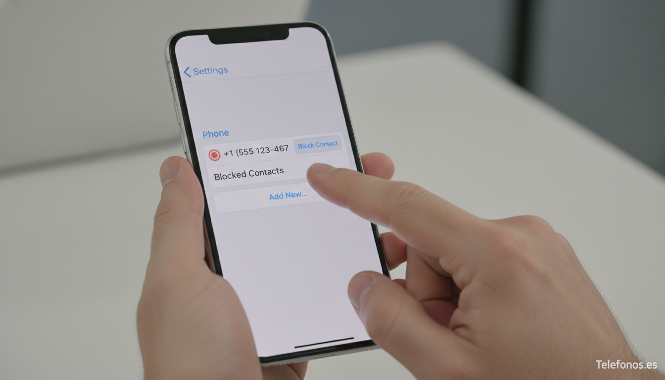 Bloquear llamadas comerciales del 900697892 en el móvil