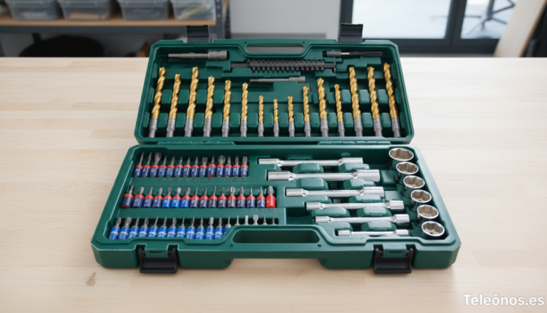 Nueva portada 3 Maletin Bosch X-Line Titanio 70 piezas abierto con brocas y puntas organizadas