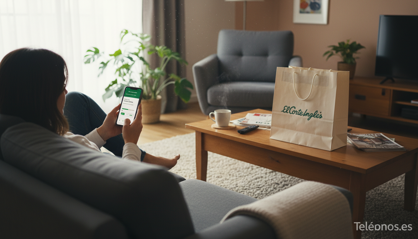 Consultando el estado de un pedido de El Corte Inglés desde el móvil