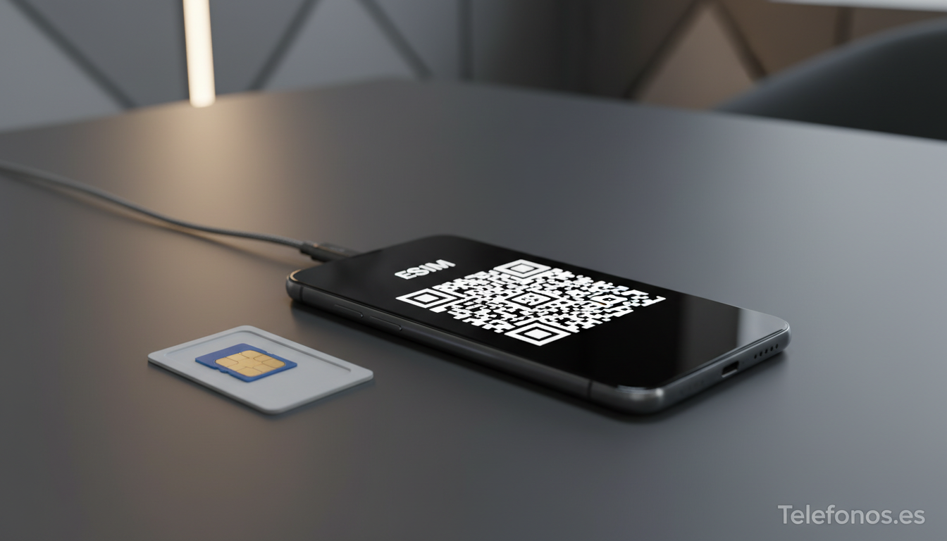 Activación de eSIM con código QR frente a tarjeta Nano SIM física