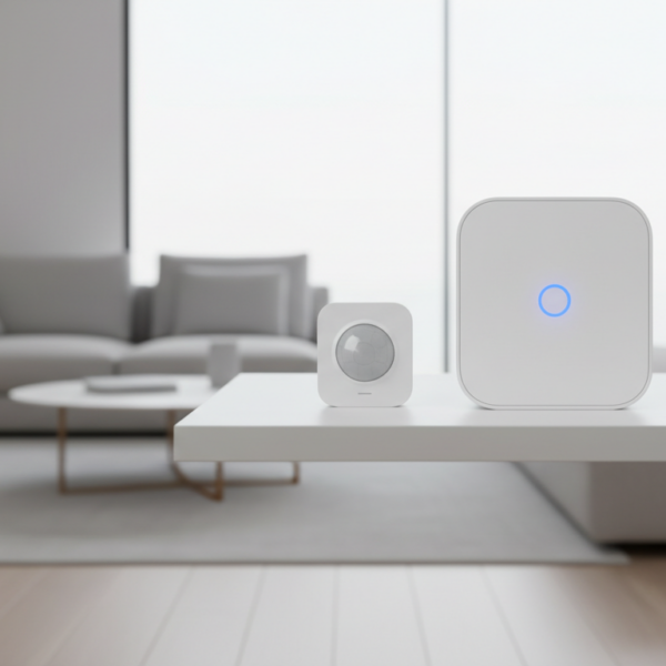 Kit alarma WiFi Nivian con central sensores y detector de movimiento