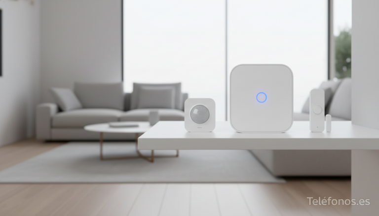 Nueva portada 5 Kit alarma WiFi Nivian con central sensores y detector de movimiento