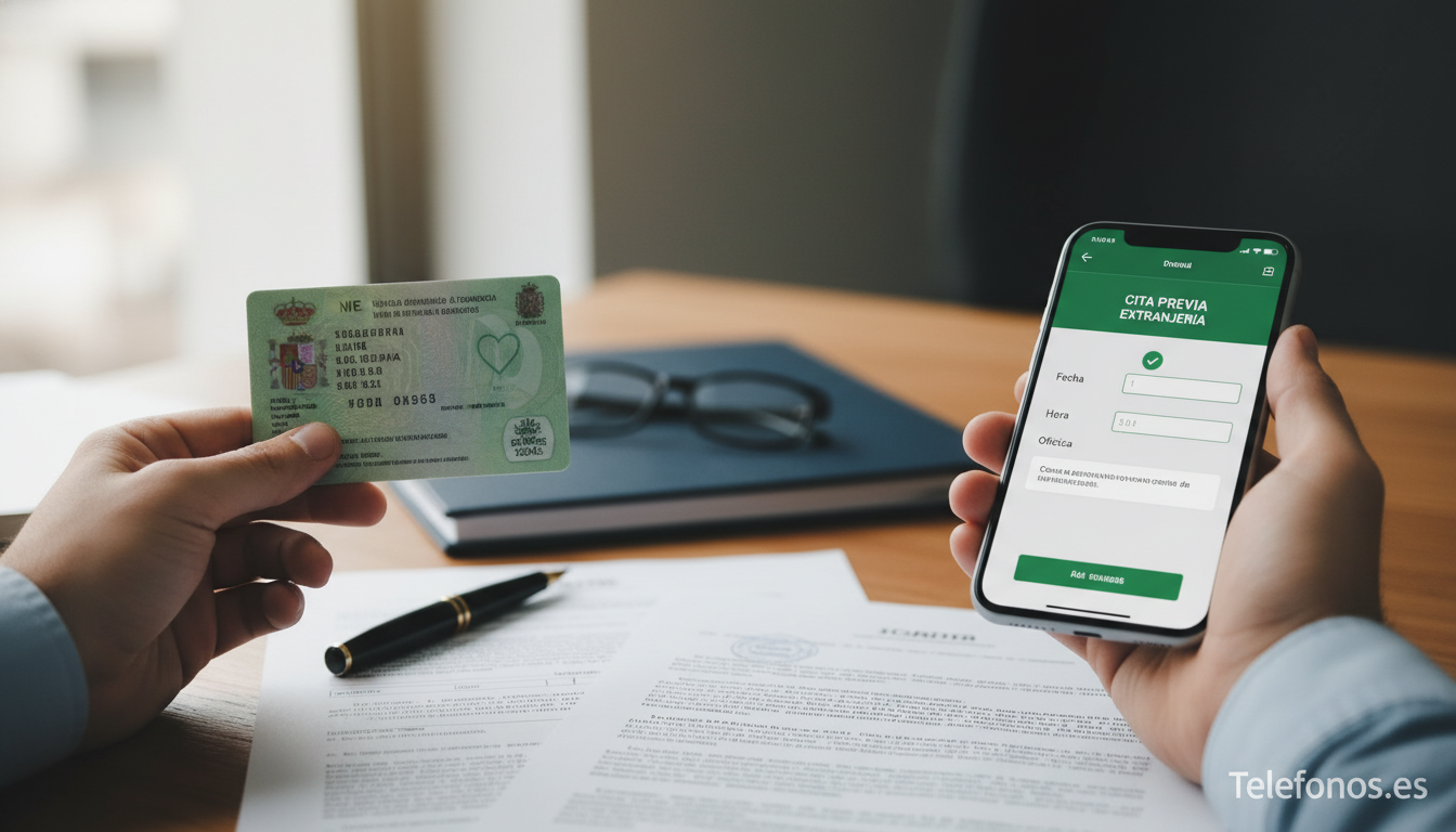 Tarjeta NIE y cita previa online para trámites de extranjería