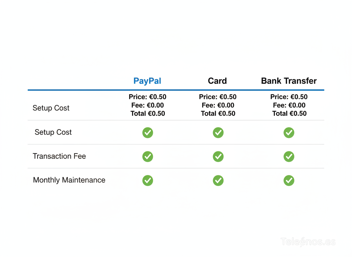 Las tiendas ya no podrán cobrarte más por pagar con PayPal: esto cambia el 9 de junio de 2026 3 Comparativa de métodos de pago online con precio igual en PayPal, tarjeta y transferencia