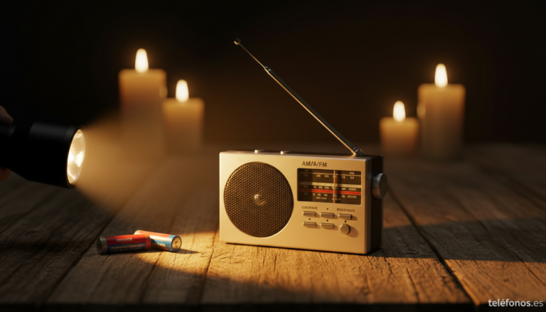 Radio portatil a pilas Joudix con antena telescopica y pilas AA