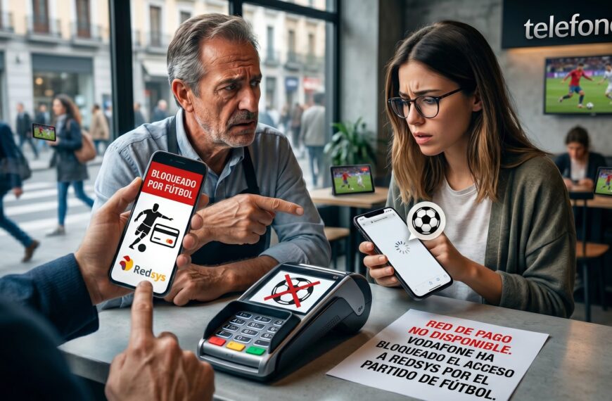 Vodafone bloquea por error el acceso a Redsys y complica pagos online