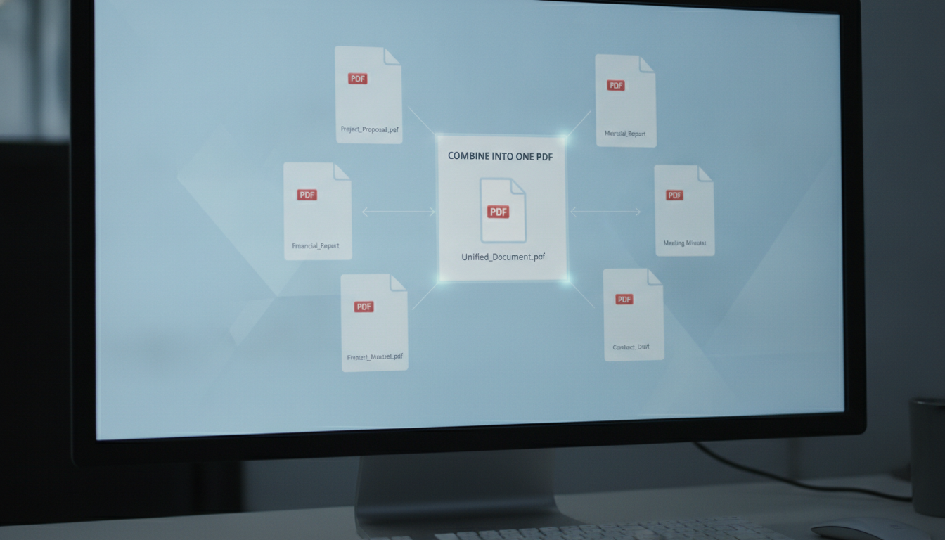 Combinar archivos PDF para reclamaciones y trámites con empresas