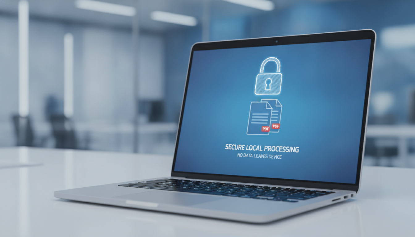 Privacidad al unir PDF: los archivos no salen del dispositivo