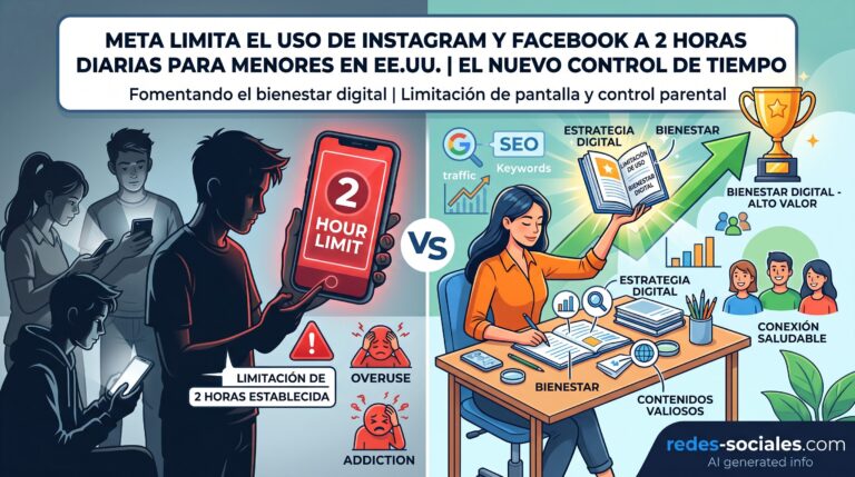 Nueva portada 1 Meta limitará a dos horas diarias Facebook e Instagram para menores en EE. UU.