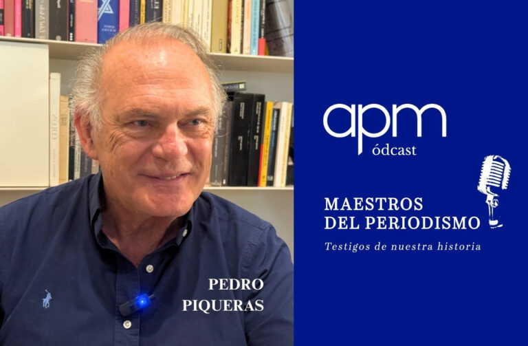 Nueva portada 1 El periodista Pedro Piqueras, protagonista del pódcast Maestros del Periodismo de la APM